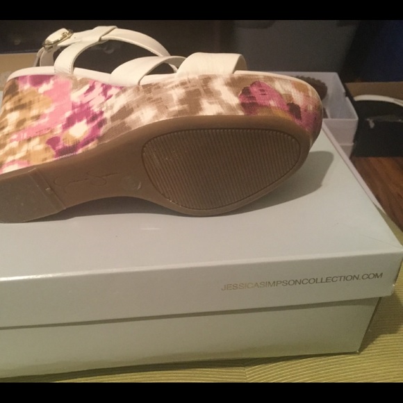 🌹JESSICA SIMPSON CLARIA WEDGE SANDALS🌹 - Picture 5 of 7